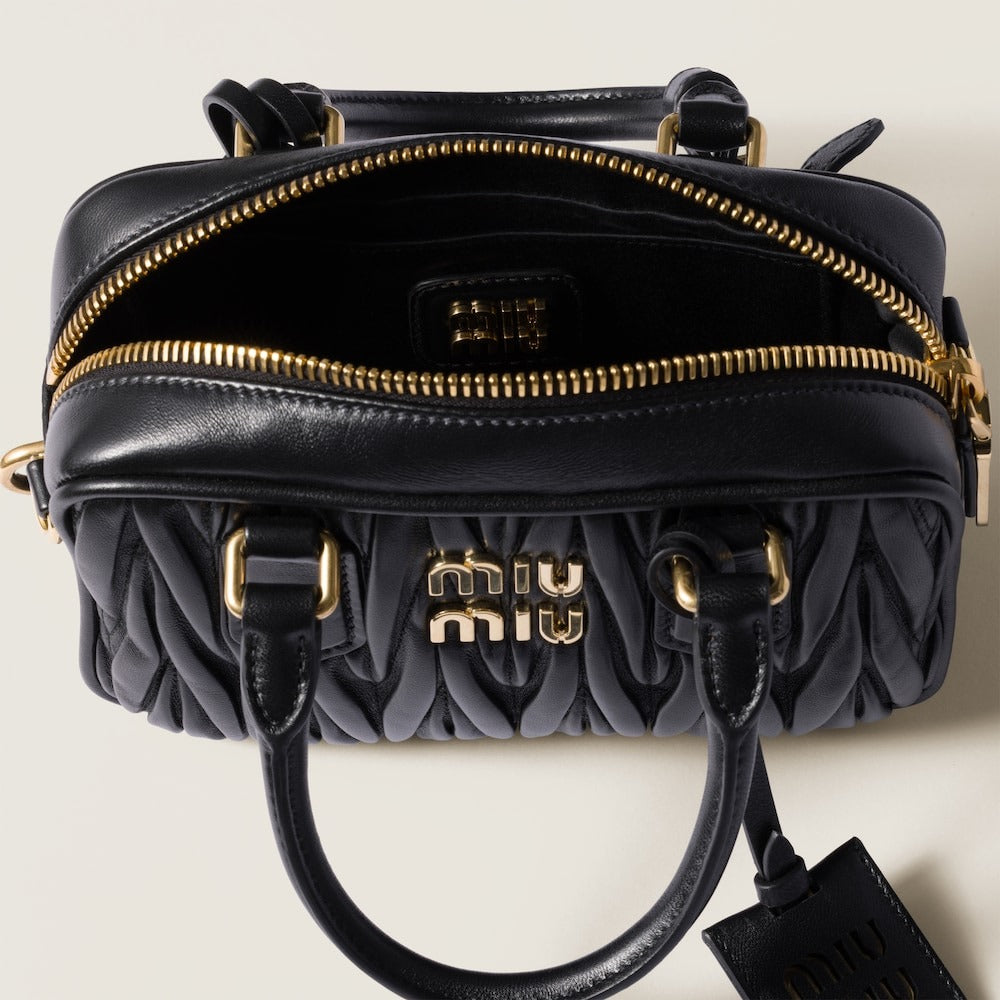 Miu Miu Arcadie Matelassé Nappa Leather Bag