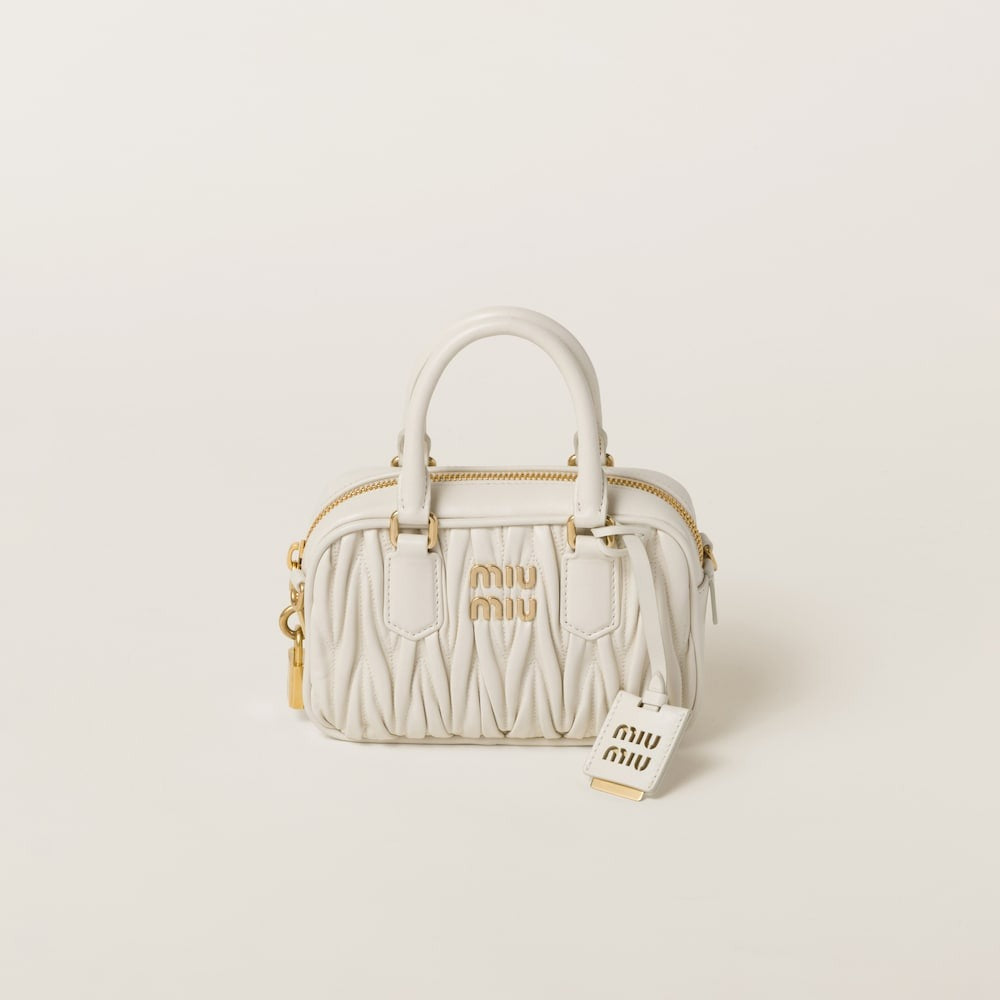 Miu Miu Arcadie Matelassé Nappa Leather Bag
