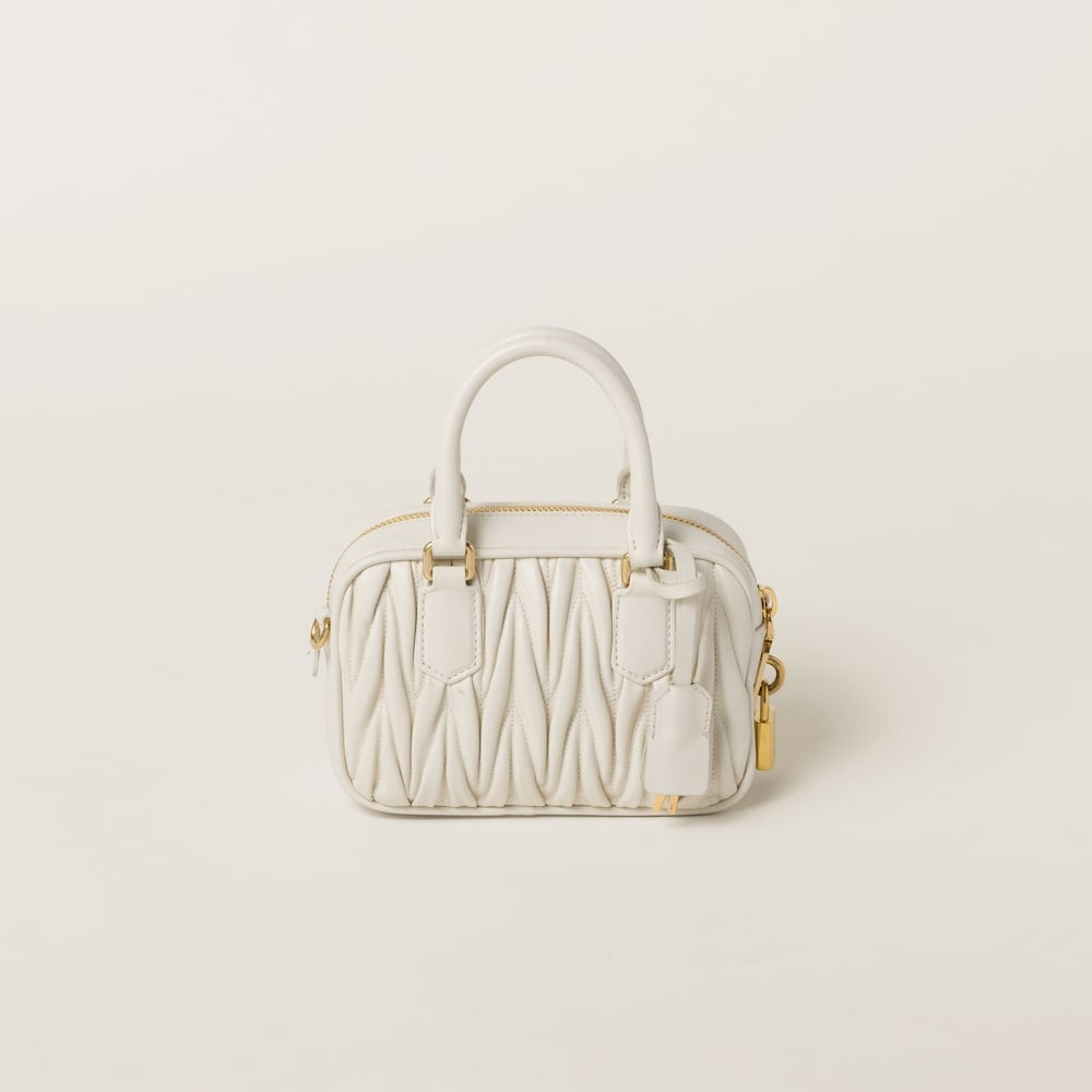 Miu Miu Arcadie Matelassé Nappa Leather Bag