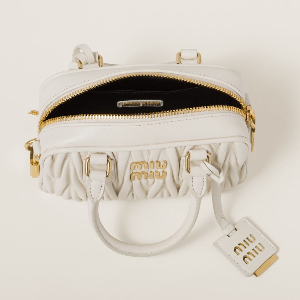 Miu Miu Arcadie Matelassé Nappa Leather Bag