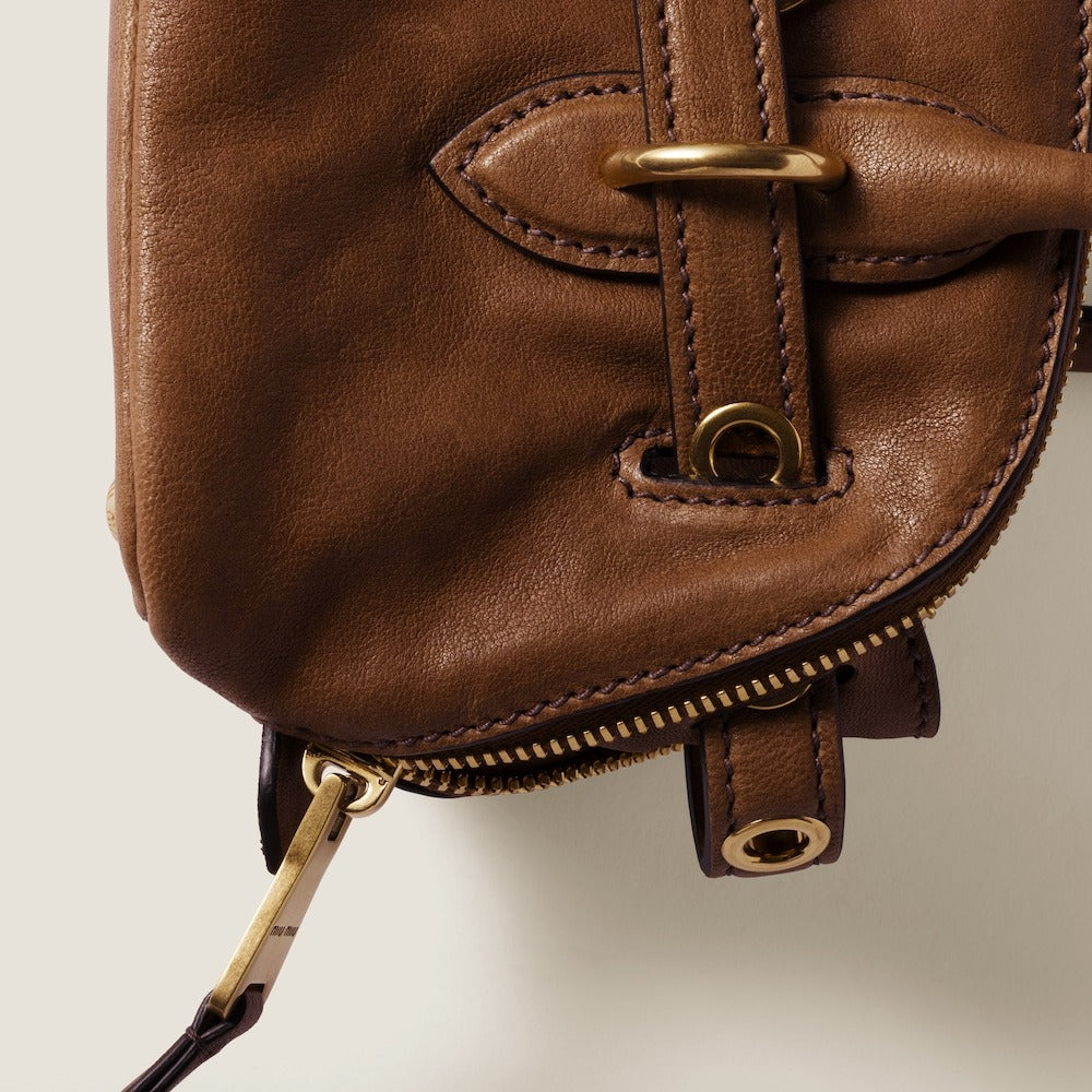 Miu Miu Aventure Mini Nappa Leather Bag