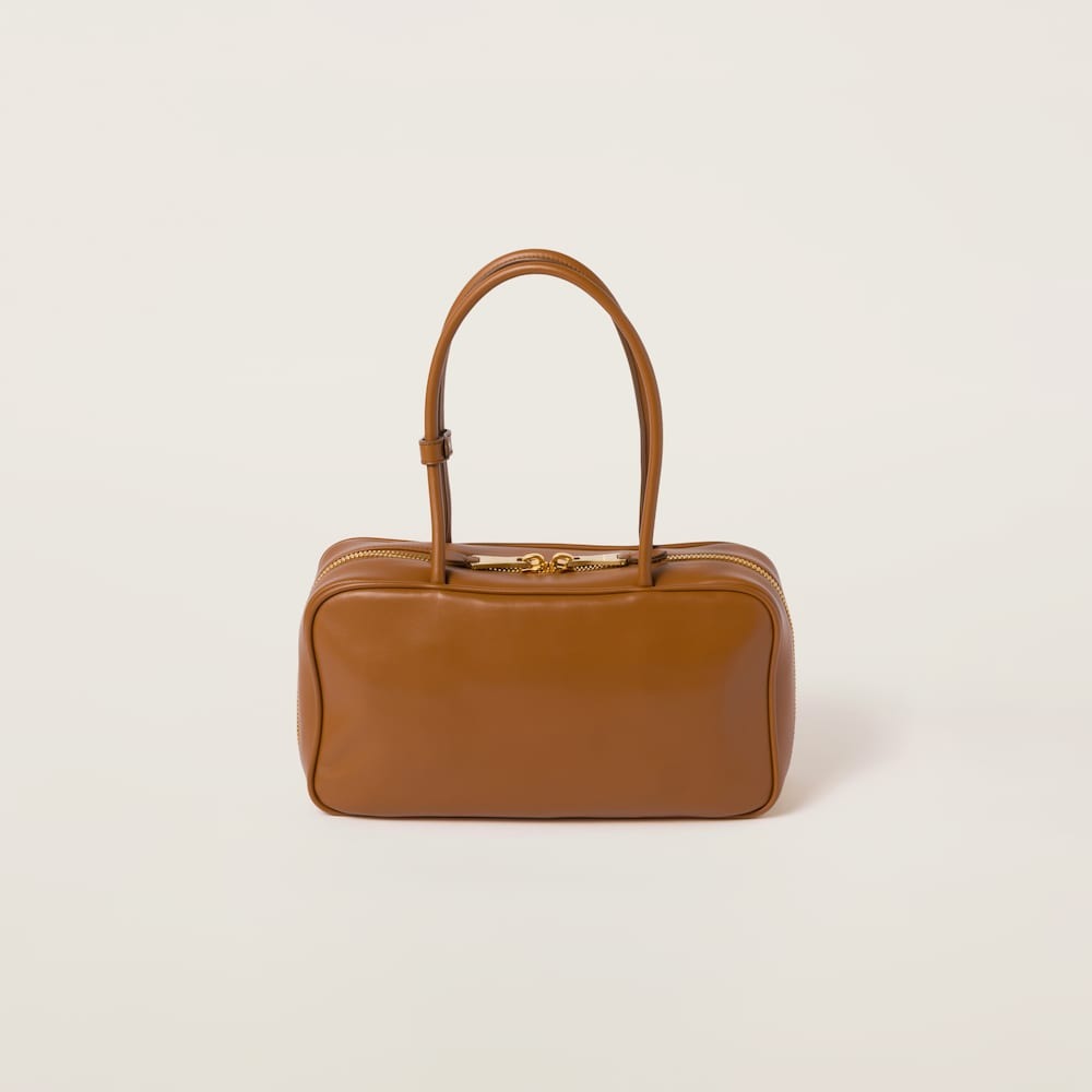 Miu Miu Beau Leather Top-Handle Bag