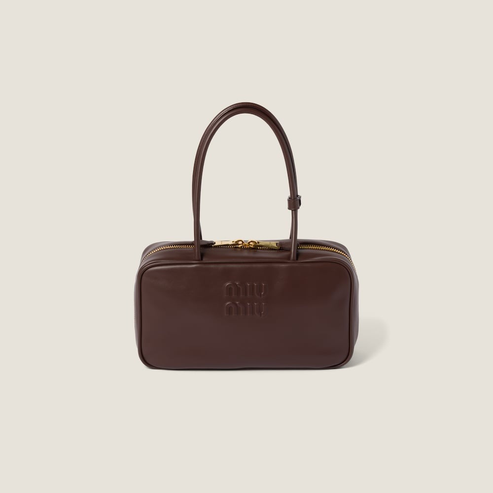 Miu Miu Beau Leather Top-Handle Bag
