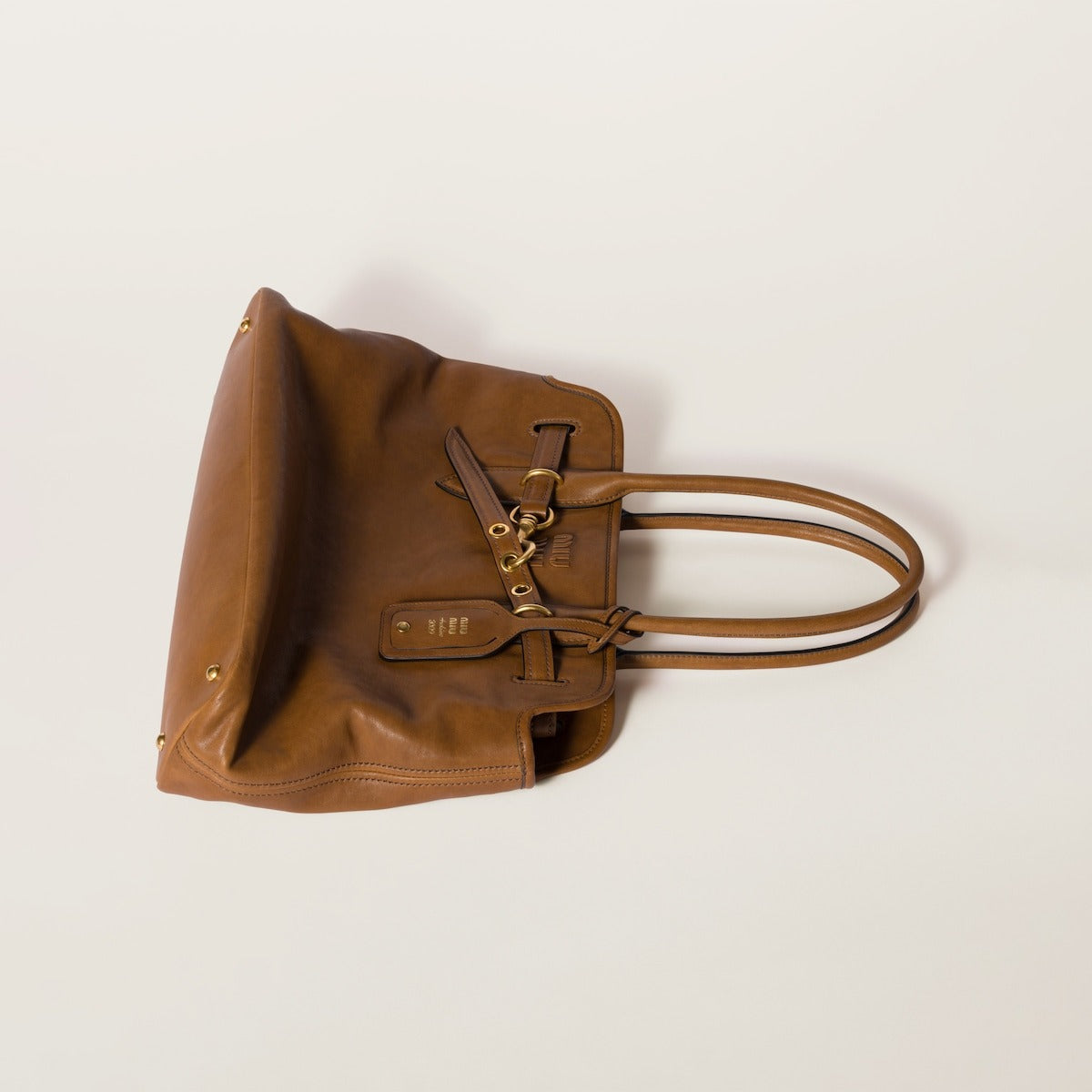 Miu Miu Aventure nappa leather bag