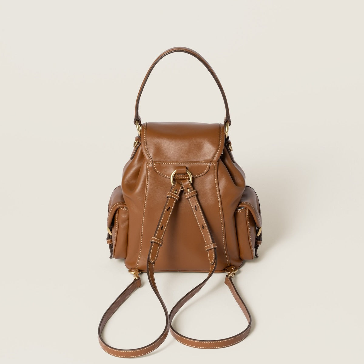 Miu Miu Leather Backpack