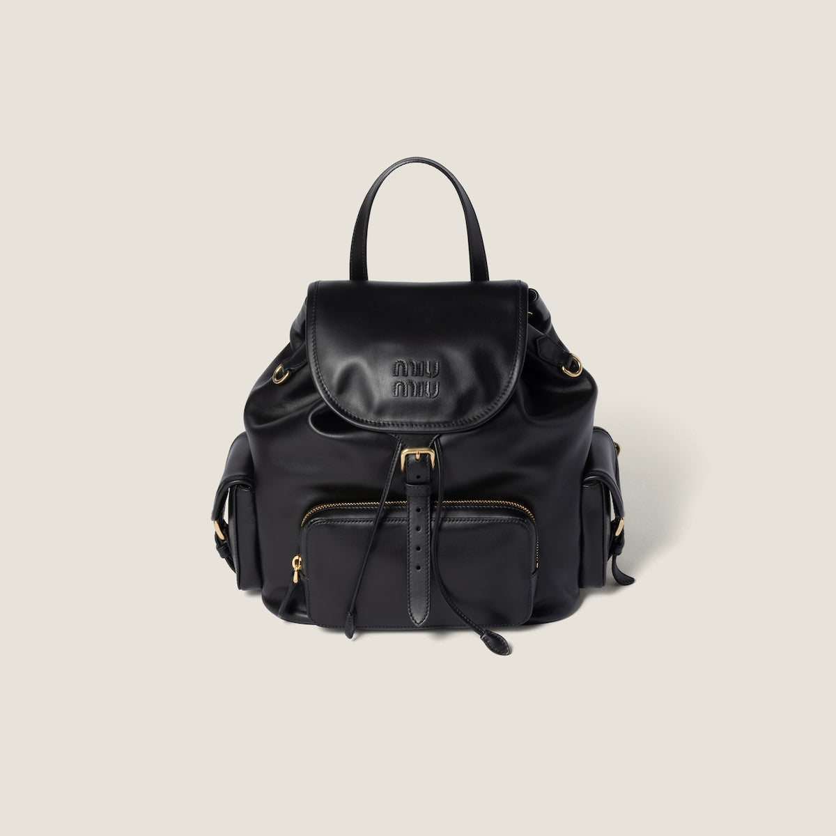 Miu Miu Leather Backpack