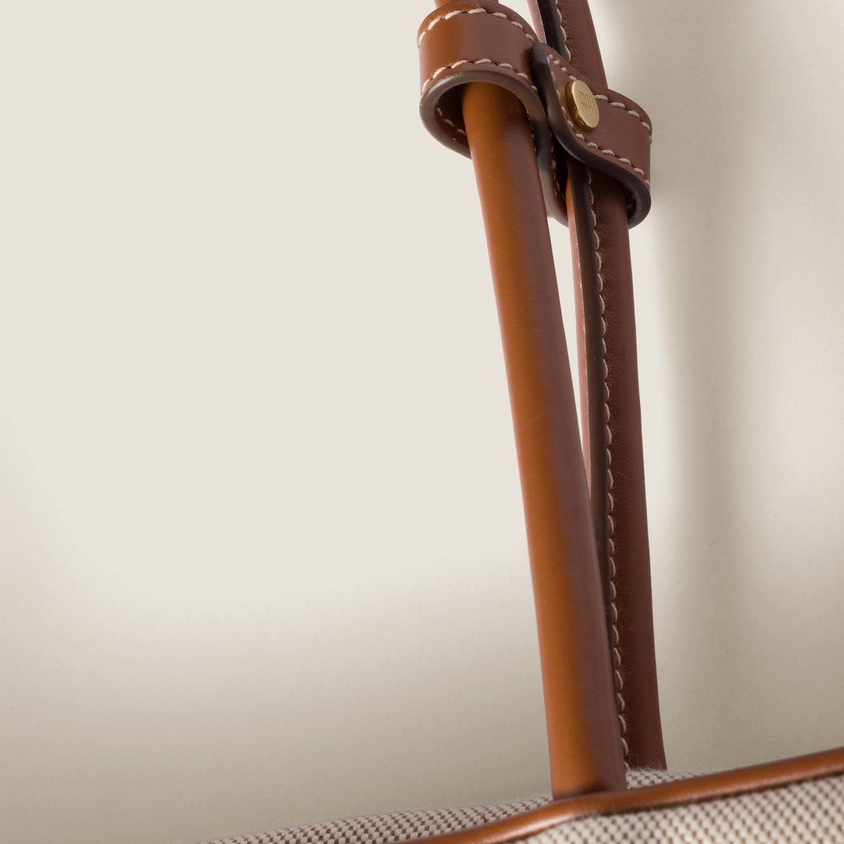 Miu Miu Beau Canvas and leather Bag