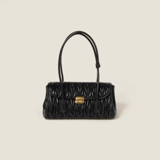 Miu Miu Matelassé Nappa Leather Shoulder Bag