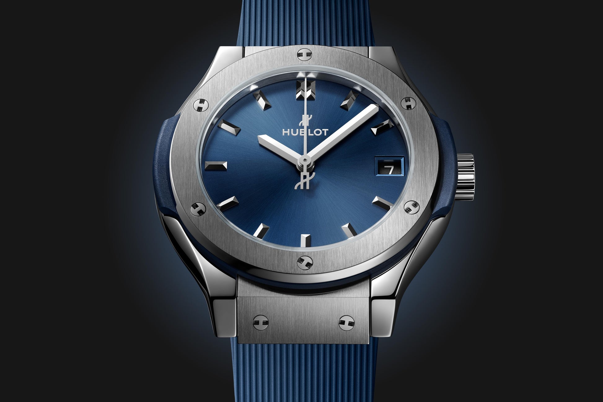 Classic Fusion Titanium Blue Quartz Watch