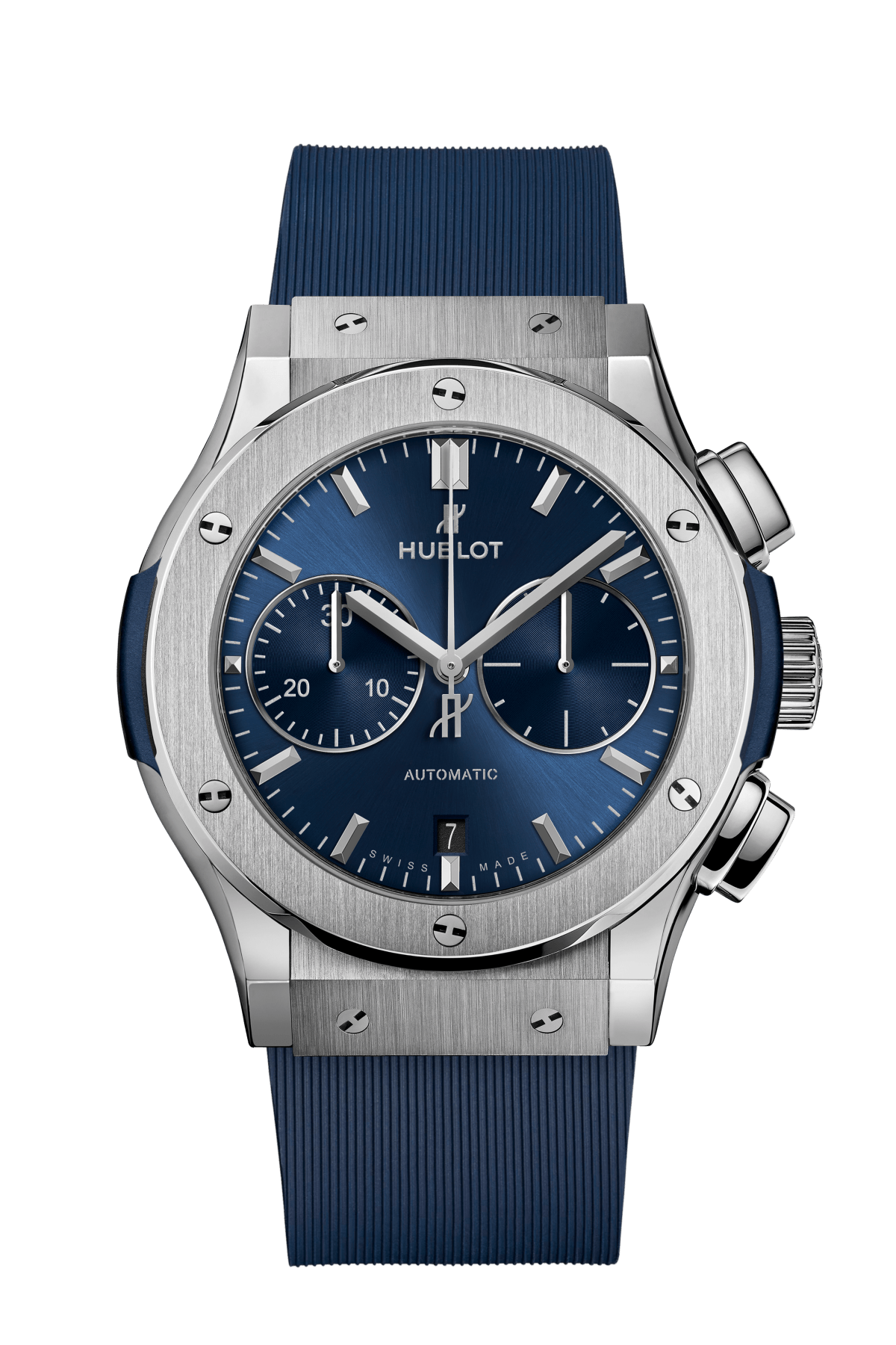 Classic Fusion Chronograph Titanium Blue Watch