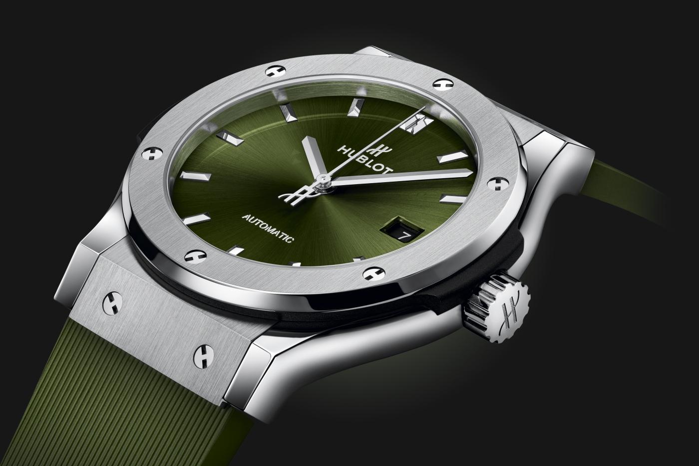 Classic Fusion Titanium Green Watch