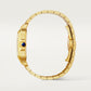 Santos de Cartier Large 39.7mm Yellow Gold Blue Crown Skeleton Dial Yellow Gold Bracelet Manual-Winding Watch