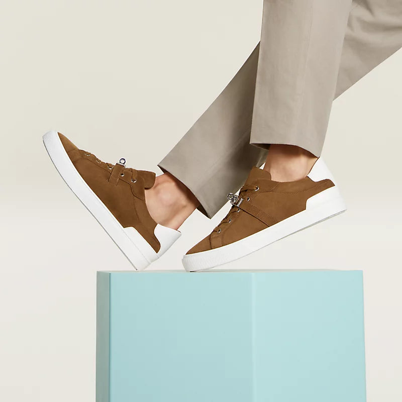 Brun Fumé/Blanc Day sneaker