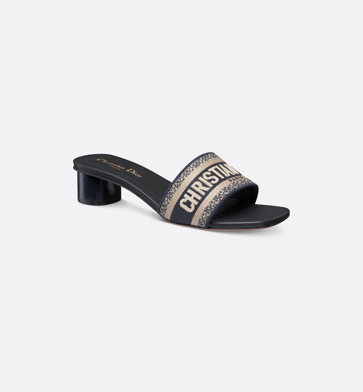 Deep Blue Dway Heeled Slide