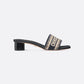 Deep Blue Dway Heeled Slide