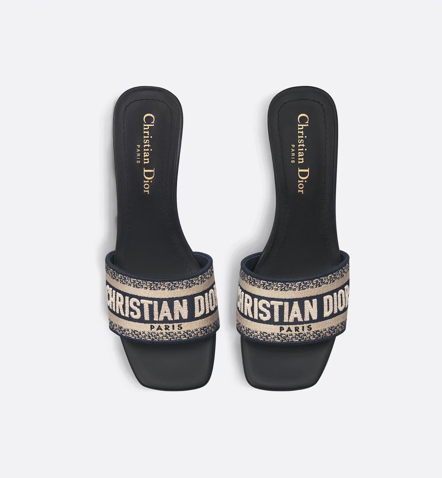 Deep Blue Dway Heeled Slide