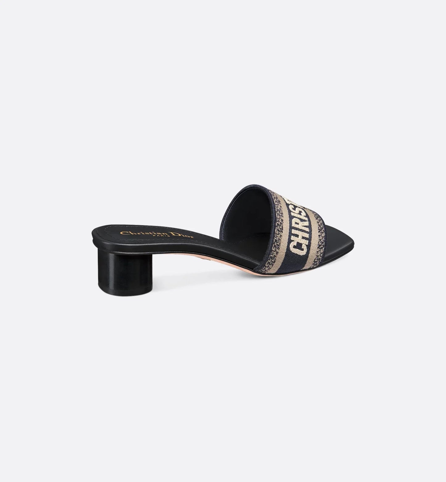 Deep Blue Dway Heeled Slide