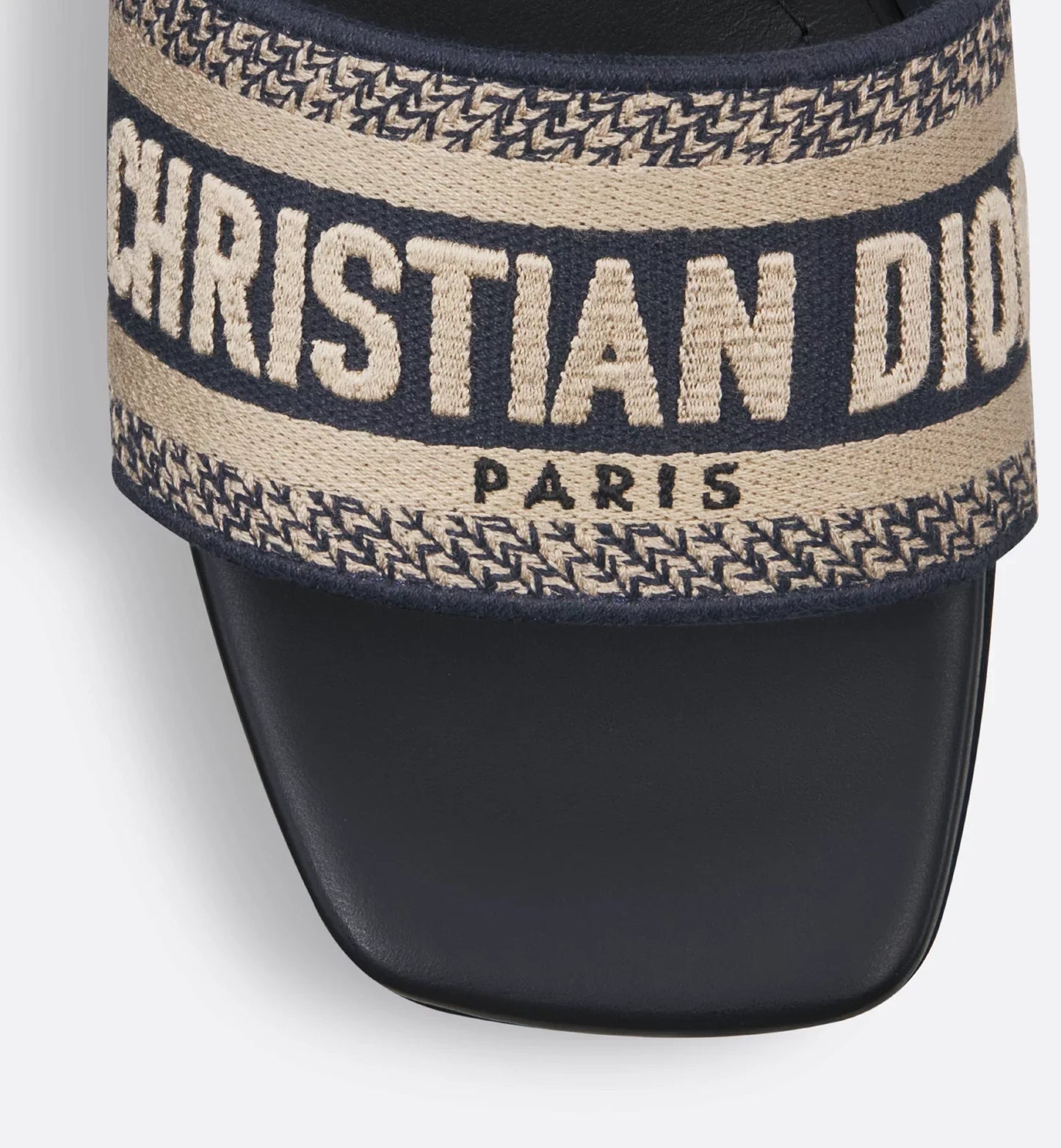 Deep Blue Dway Heeled Slide