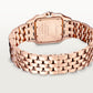 Panthère Medium 36.5mm x 26.7mm Rose Gold Diamond Crown Silver Dial Rose Gold Bracelet Quartz Watch
