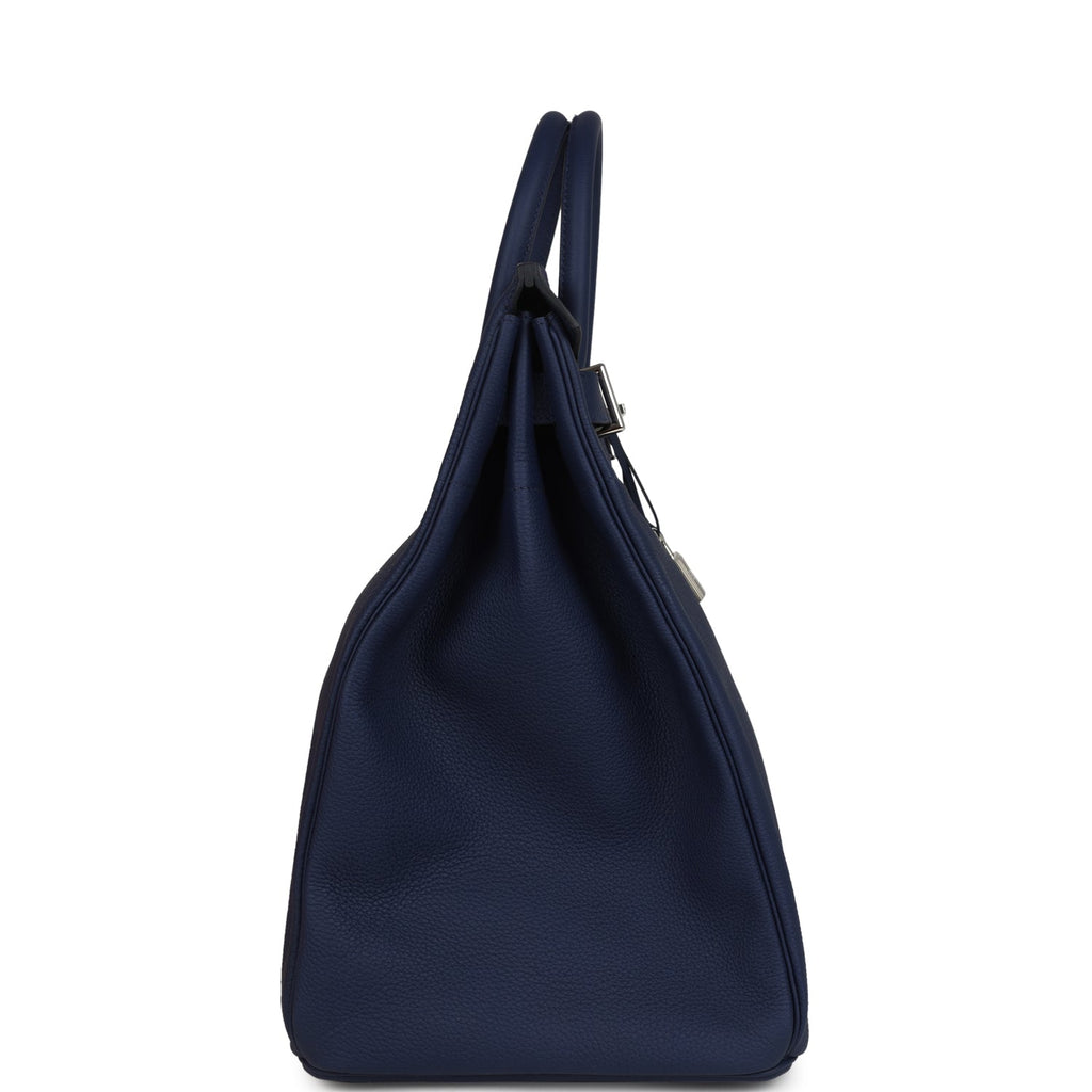 Birkin 40 Bleu Saphir Togo Palladium Hardware