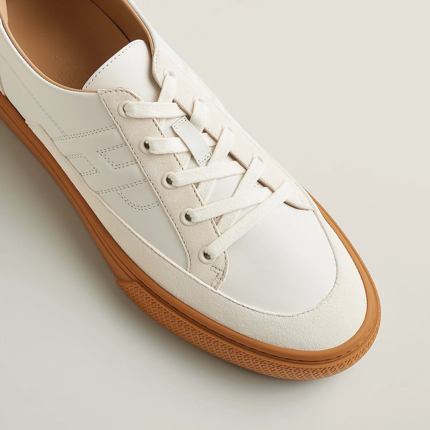 Ecru - Blanc/Gold Deep Sneaker