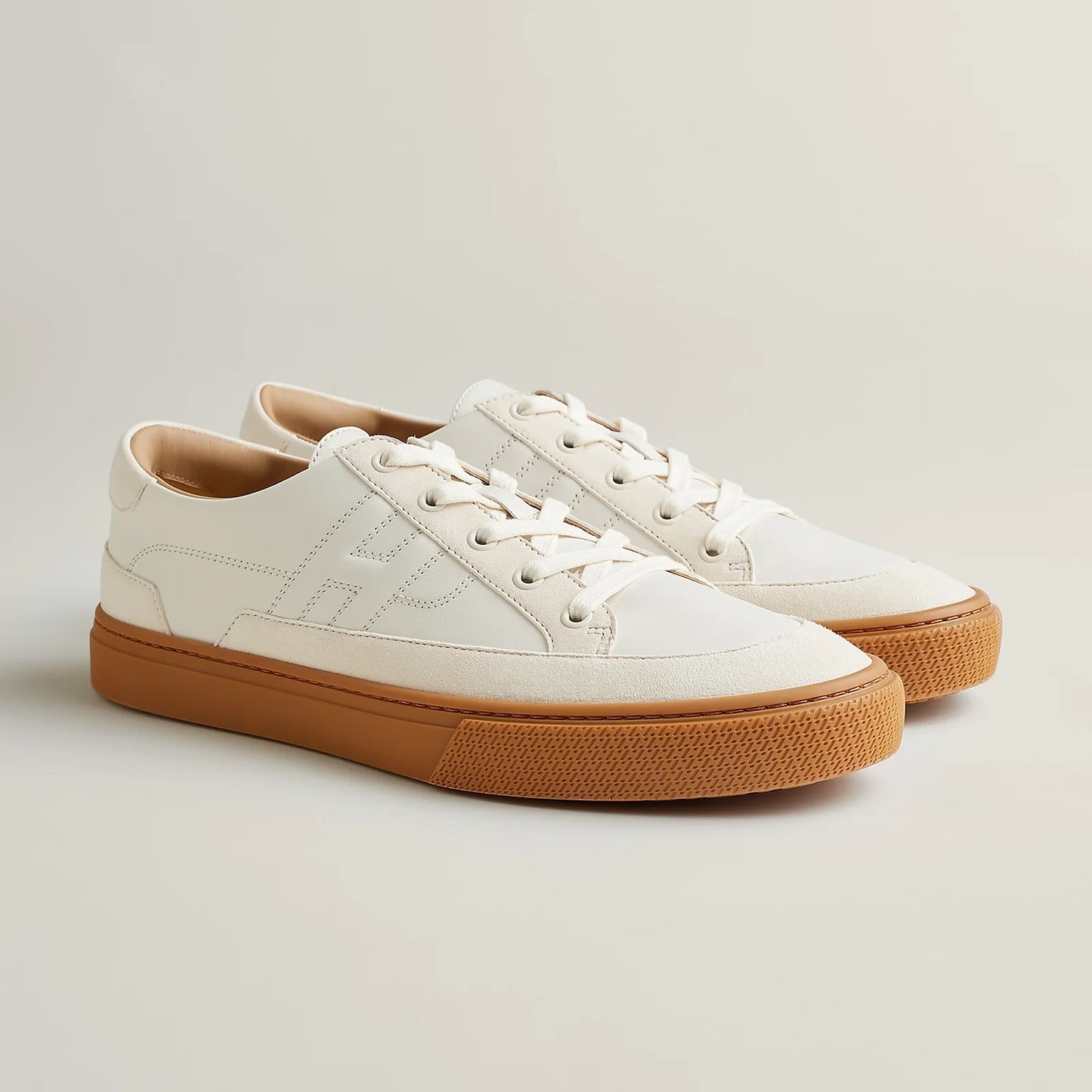 Ecru - Blanc/Gold Deep Sneaker