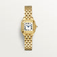 Panthère Mini 25.1mm x 18.5mm Yellow Gold Blue Sapphire Crown Silver Dial Yellow Gold Bracelet Quartz Watch
