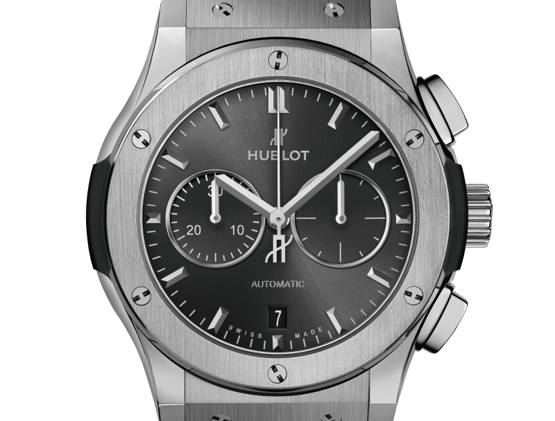 Classic Fusion Racing Grey Chronograph Titanium Watch