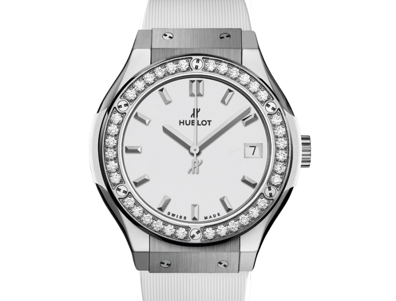 Classic Fusion Titanium White Diamonds 33 mm