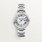 Ballon Bleu 33mm Steel Automatic Silver Guilloché Dial Steel Bracelet Watch