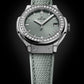 Classic Fusion Titanium Sage Green Diamonds 33mm Watch