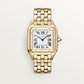 Panthère de Cartier Large 42mm x 31mm Yellow Gold Blue Crown Silvered Dial Yellow Gold Bracelet Quartz Watch
