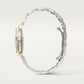 Ballon Bleu 33mm Steel Yellow Gold Automatic Silver Guilloché Dial Two-Tone Bracelet Watch