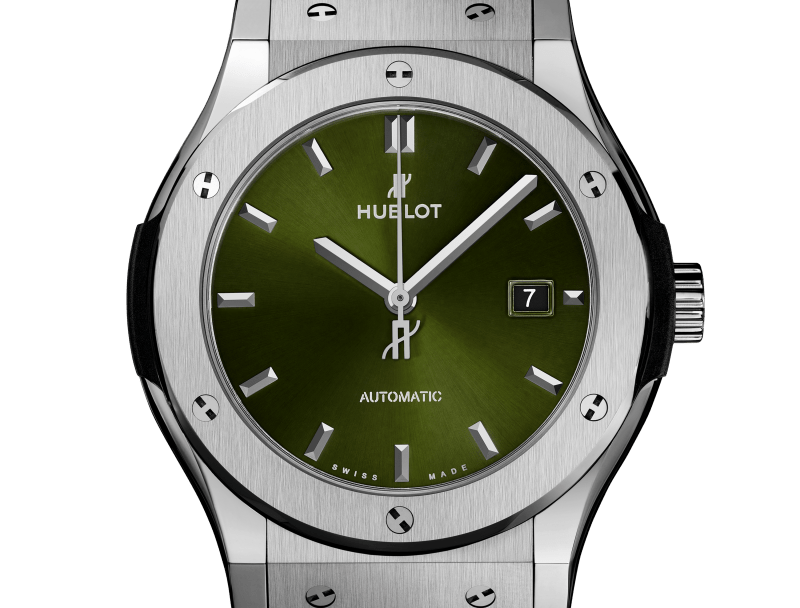 Classic Fusion Titanium Green Watch