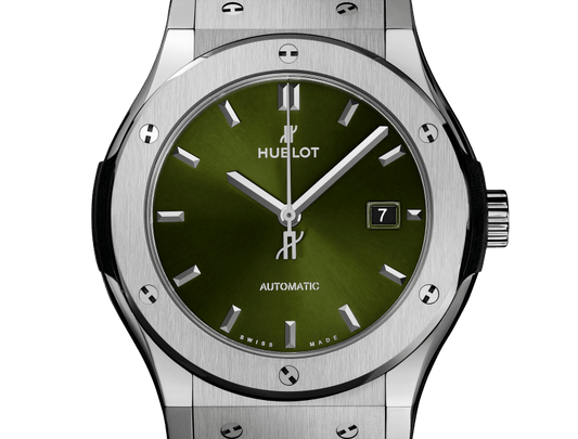 Classic Fusion Titanium Green Watch