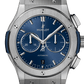 Classic Fusion Chronograph Titanium Blue Watch