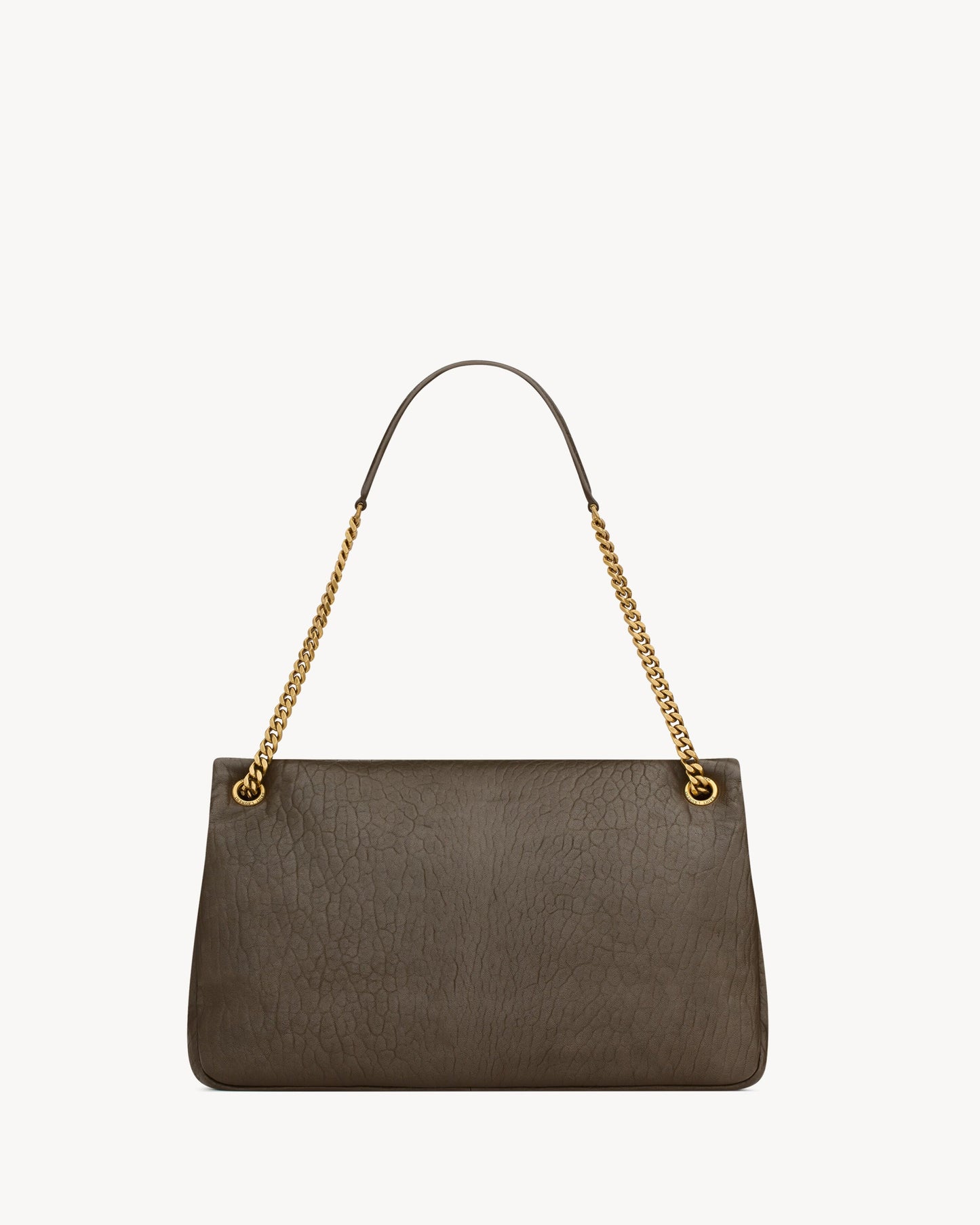 Saint Laurent Calypso Large In Grained Lambskin