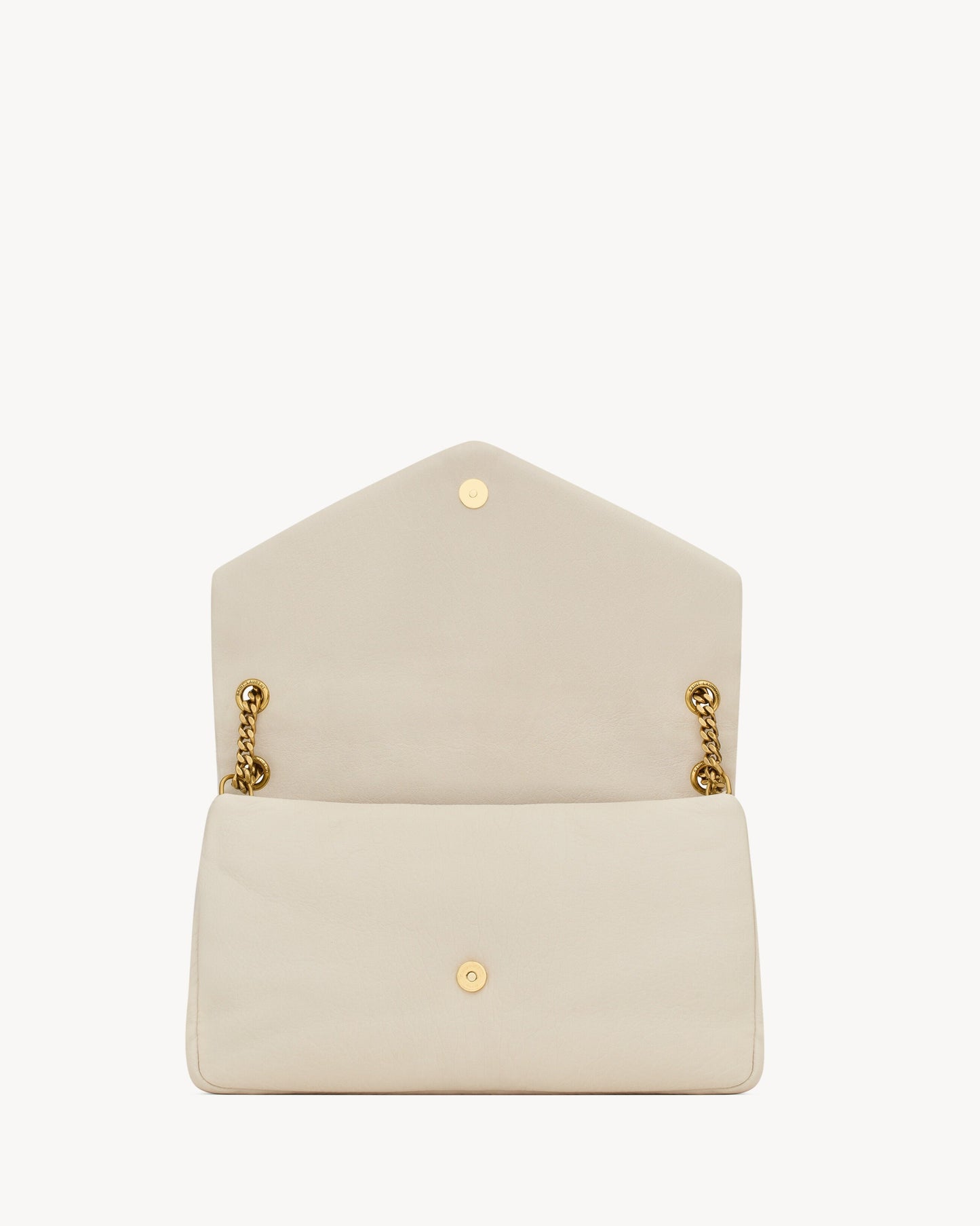 Saint Laurent Calypso Large In Grained Lambskin