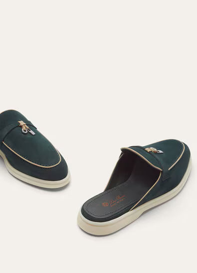 Emerald Noire - Rocky Road Charms Walk Babouche Loafer  Suede
