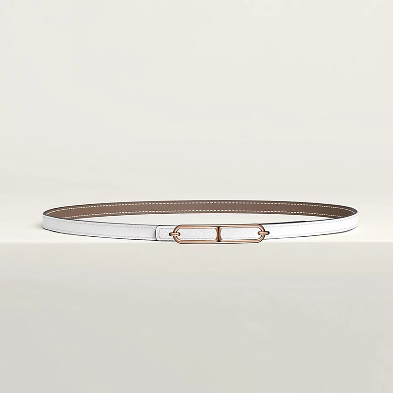 Roulis Belt Buckle & Reversible Leather Strap 13 MM