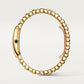 Baignoire Small 31.4mm x 23.09mm Yellow Gold Beaded Crown Silvered Dial Yellow Gold Bracelet Quartz Watch