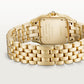 Panthère Medium 36.5mm x 26.7mm Yellow Gold Diamond Bezel Diamond Crown Silvered Dial Yellow Gold Diamond Bracelet Quartz Watch