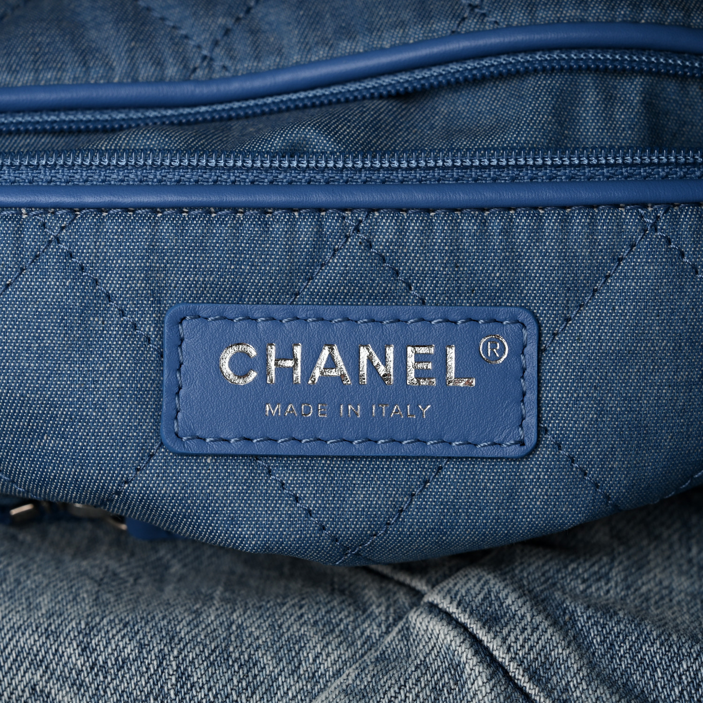 Blue Denim Quilted 22 Small