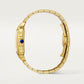 Santos de Cartier Large 39.8mm Yellow Gold Blue Crown Anthracite Gray Dial Yellow Gold Bracelet Automatic Watch