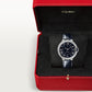 Ballon Bleu 36mm White Gold Diamond Case Aventurine Dial Blue Alligator Strap Automatic Watch