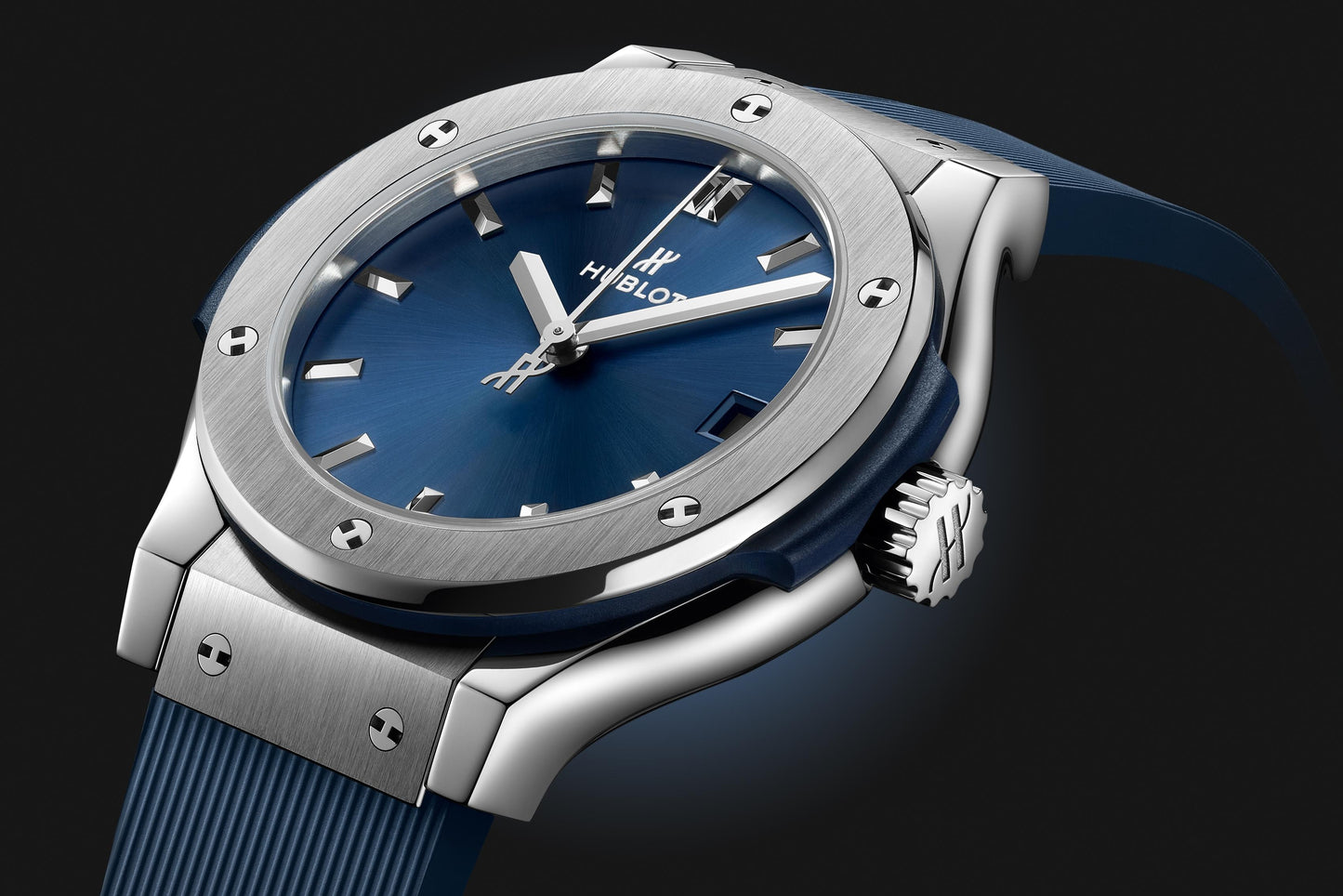 Classic Fusion Titanium Blue Quartz Watch