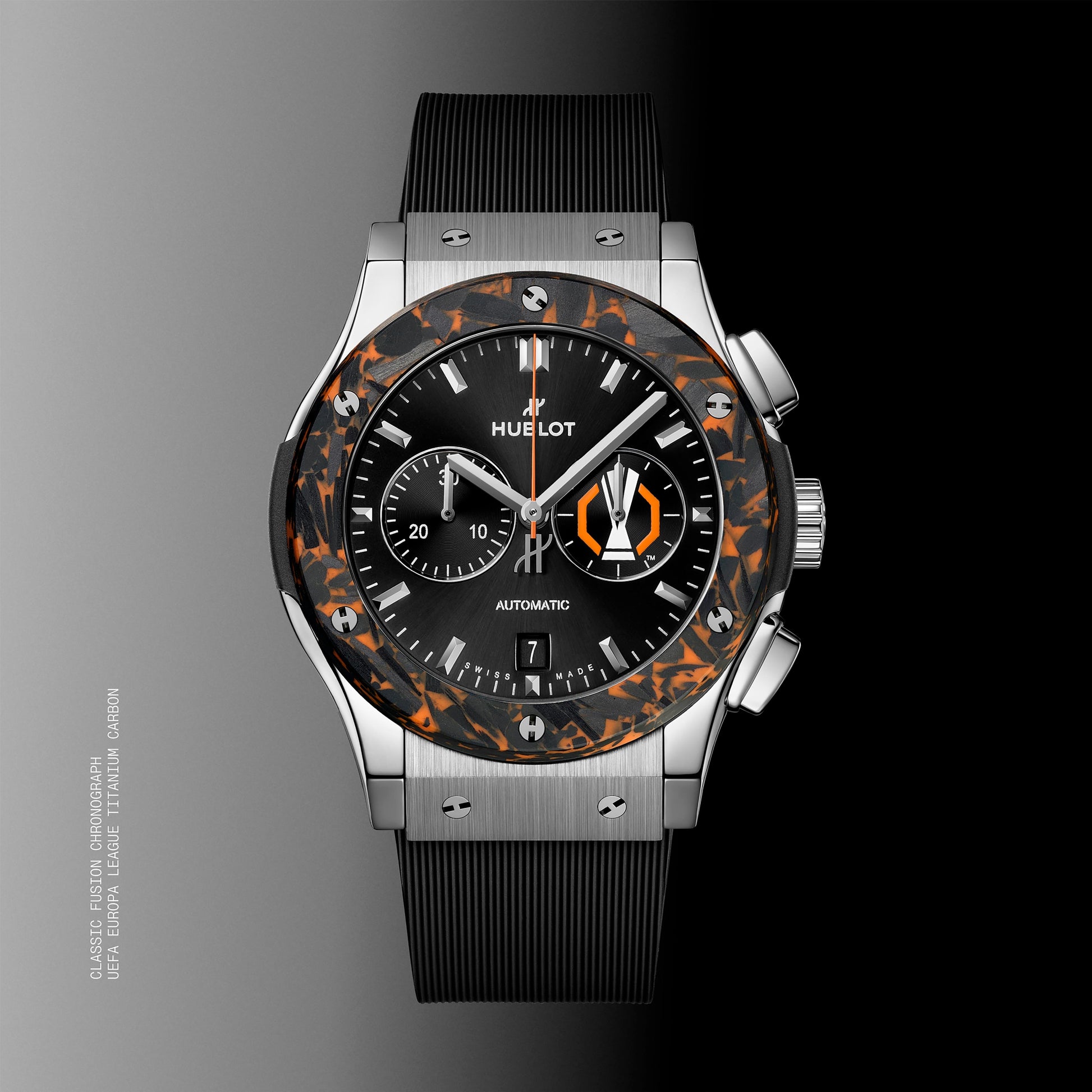 Classic Fusion Chronograph UEFA Europa League Titanium Carbon 42 mm