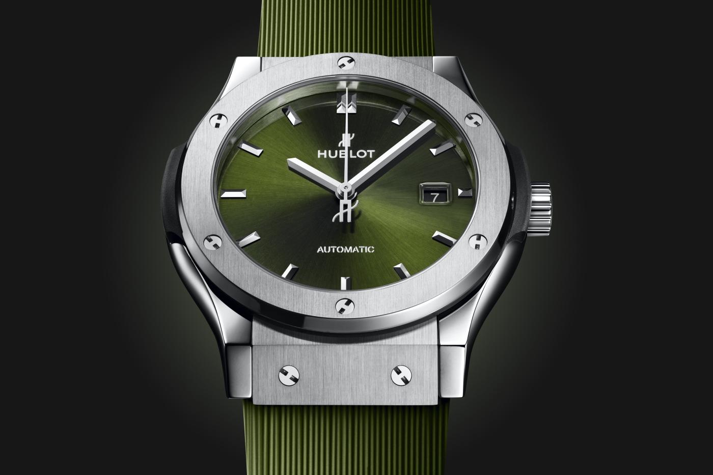 Classic Fusion Titanium Green Watch