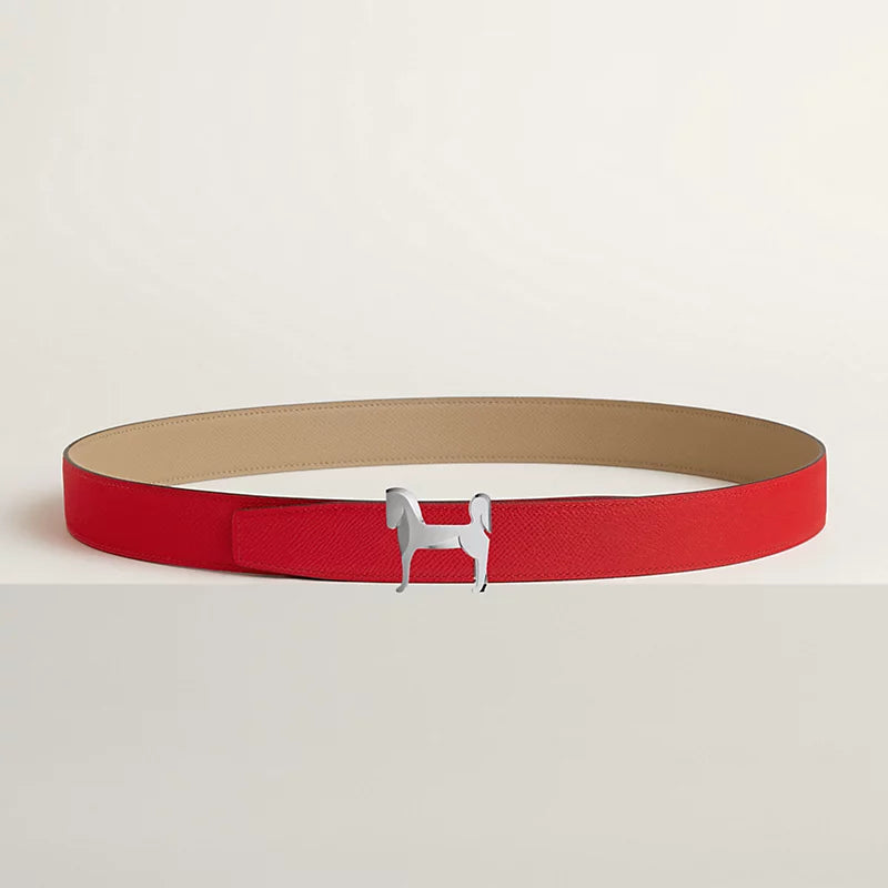 Panache Belt Buckle & Reversible Leather Strap 32 MM