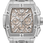 Spirit of Big Bang Essential Taupe 42 mm Titanium Skeleton Chronograph Watch